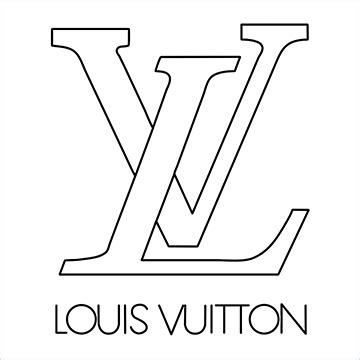 Louis Vuitton logo outline